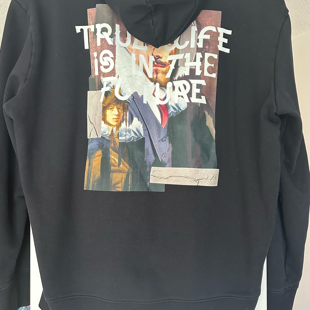 Hugo Boss “DENDIGO” Black Graphic Hoodie - Picture 4 of 9